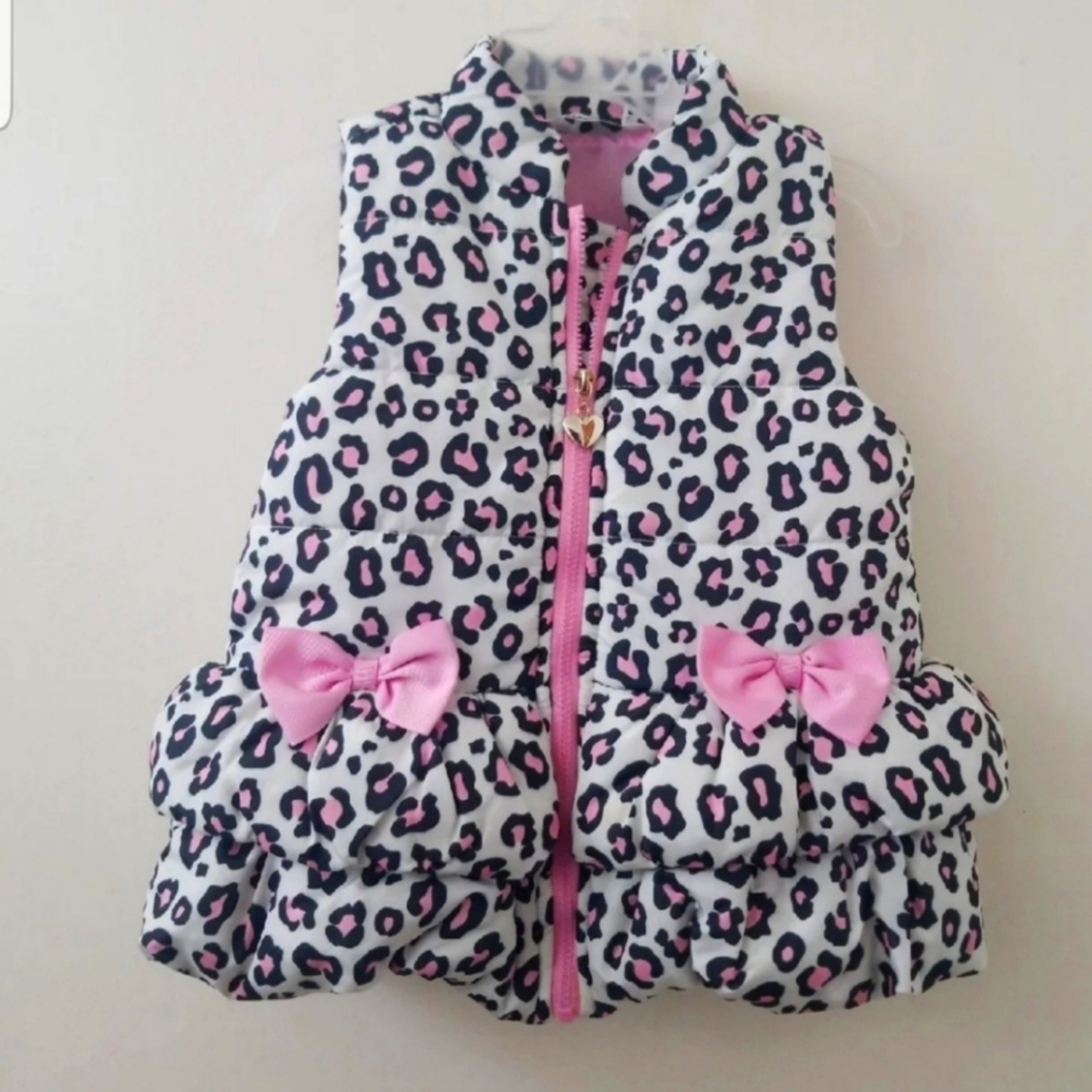 Girls Cheetah Vest